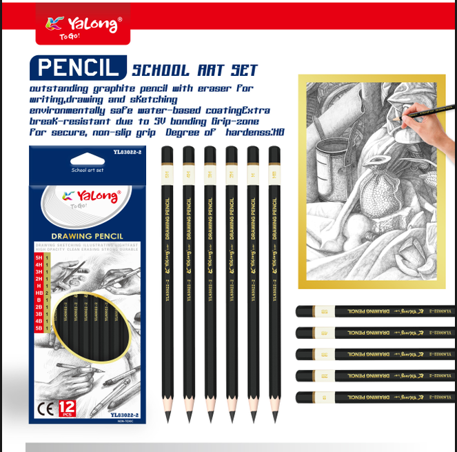 POCHETTE DE CRAYONS A DESSIN SKETCH