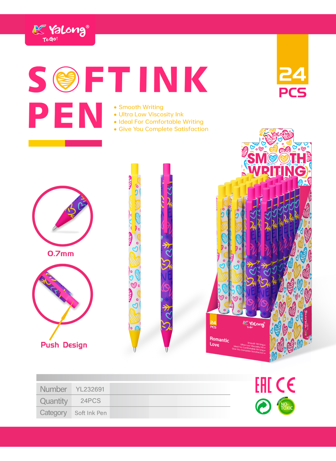 Stylo Soft Push ROMANTIC