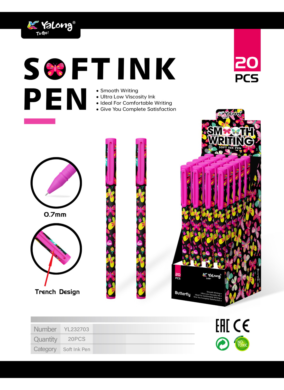 Stylo Soft BUTTERFLY