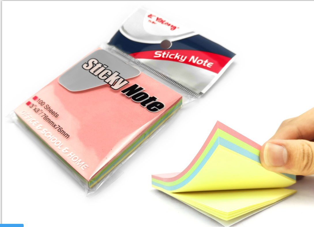 STICK NOTE YALONG 100F FORME 76*76