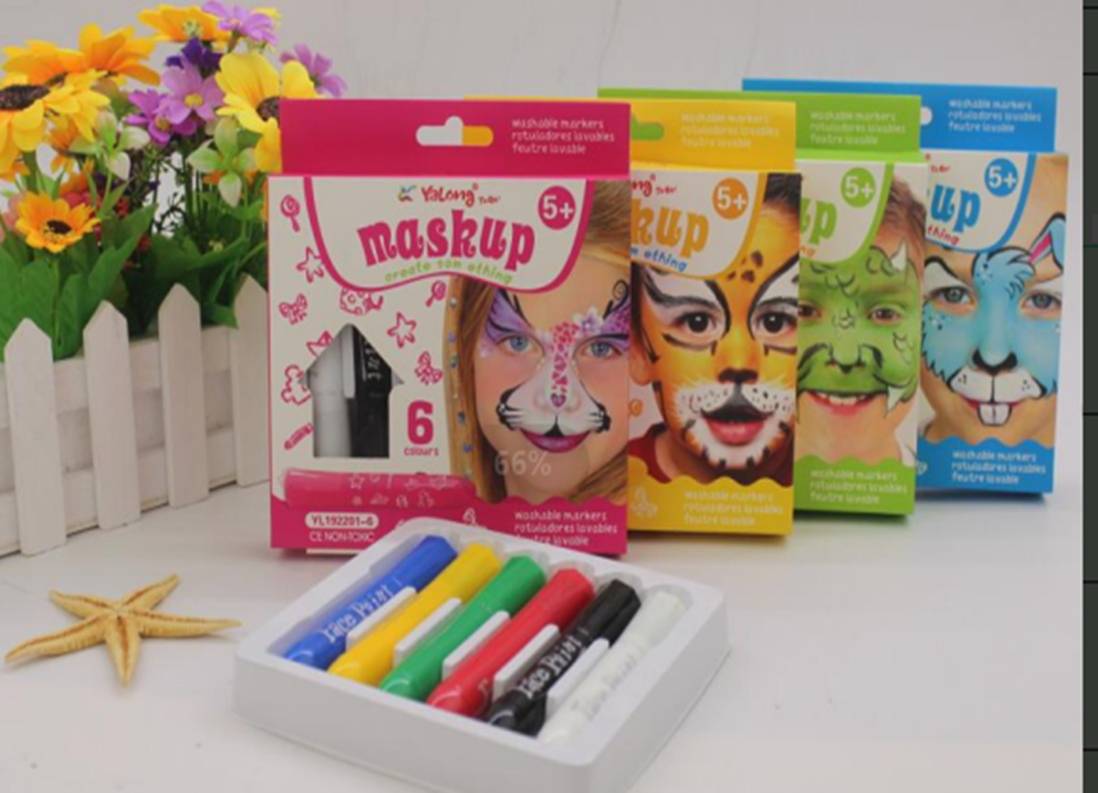 Peinture de visage de 6 MASKUP